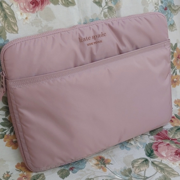 Kate Spade Pink Compact Laptop Padded Case 15.5" x 11" - Picture 4 of 17